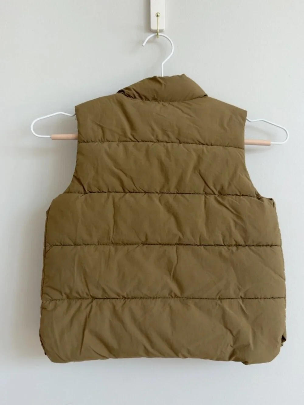 Zara Kids Puffer Vest 2-3Y 98cm Camel Khaki Fall Back to School